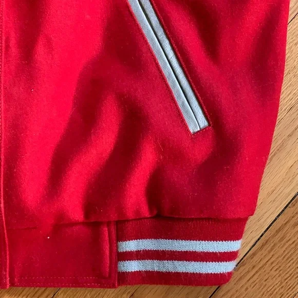 🏈⚾️J.R. Stone XL Men’s scarlet/gray Varsity jacket🏈⚾️ - Picture 11 of 12